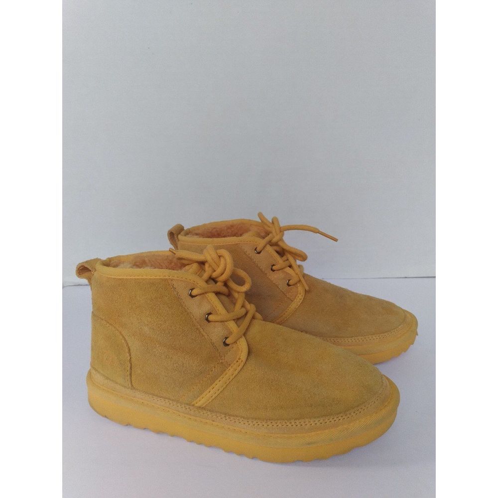 Casual Suede Chukka Boots Desert Ankle Boots‎ Wheat Tan Lace-Up Comfort Shoes